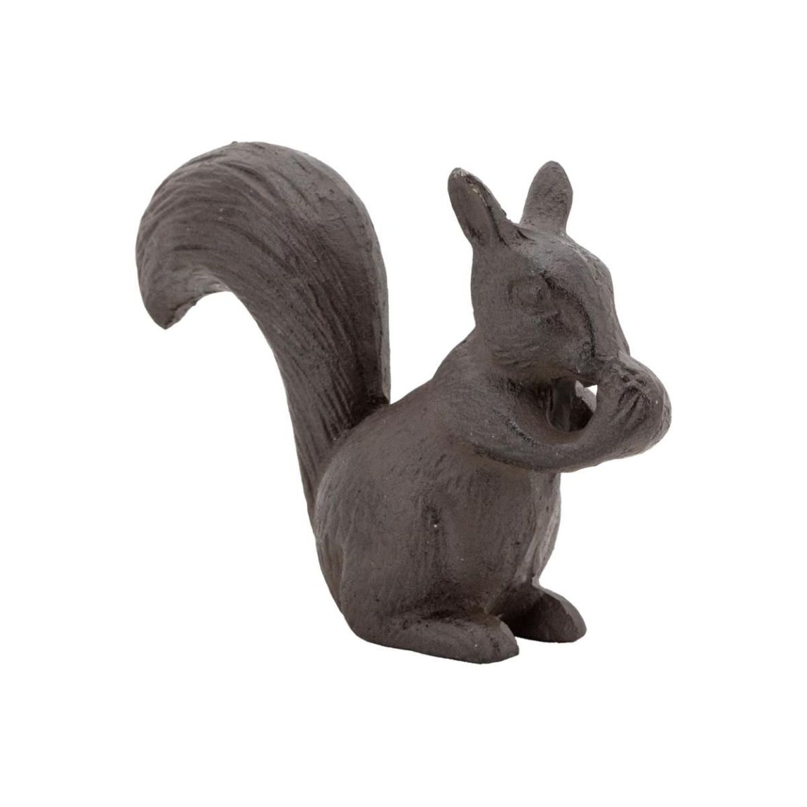 Ecureuil en fonte marron main product photo