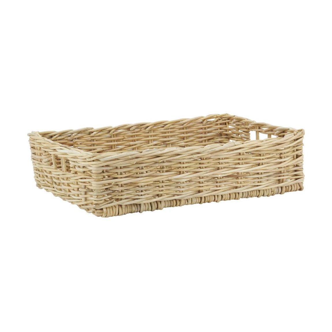 Manne en rotin naturel Grand modèle main product photo