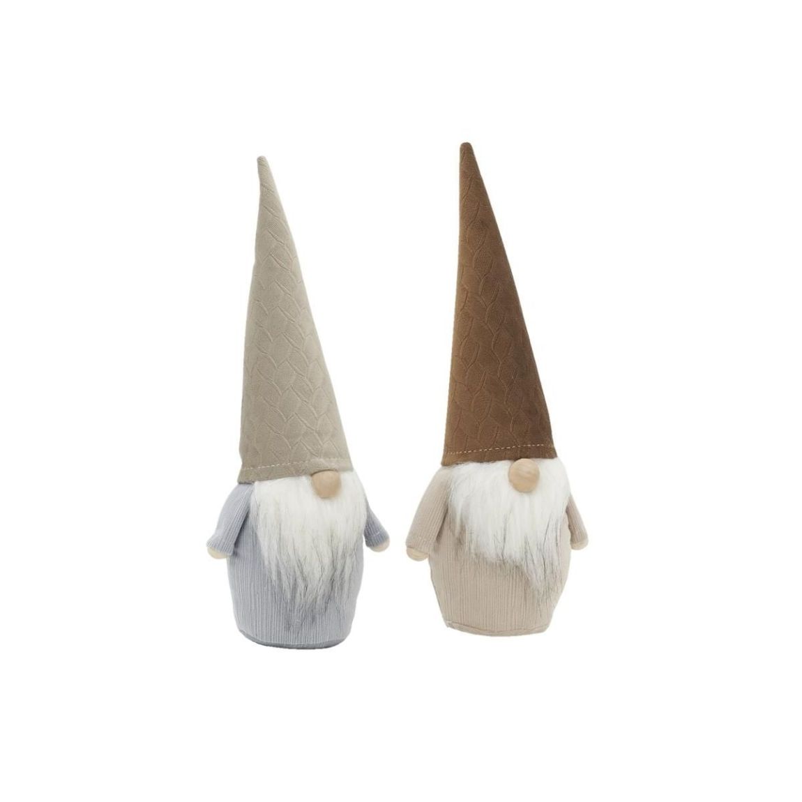 Gnomes en tissu 2 coloris assortis Lot de 2 main product photo