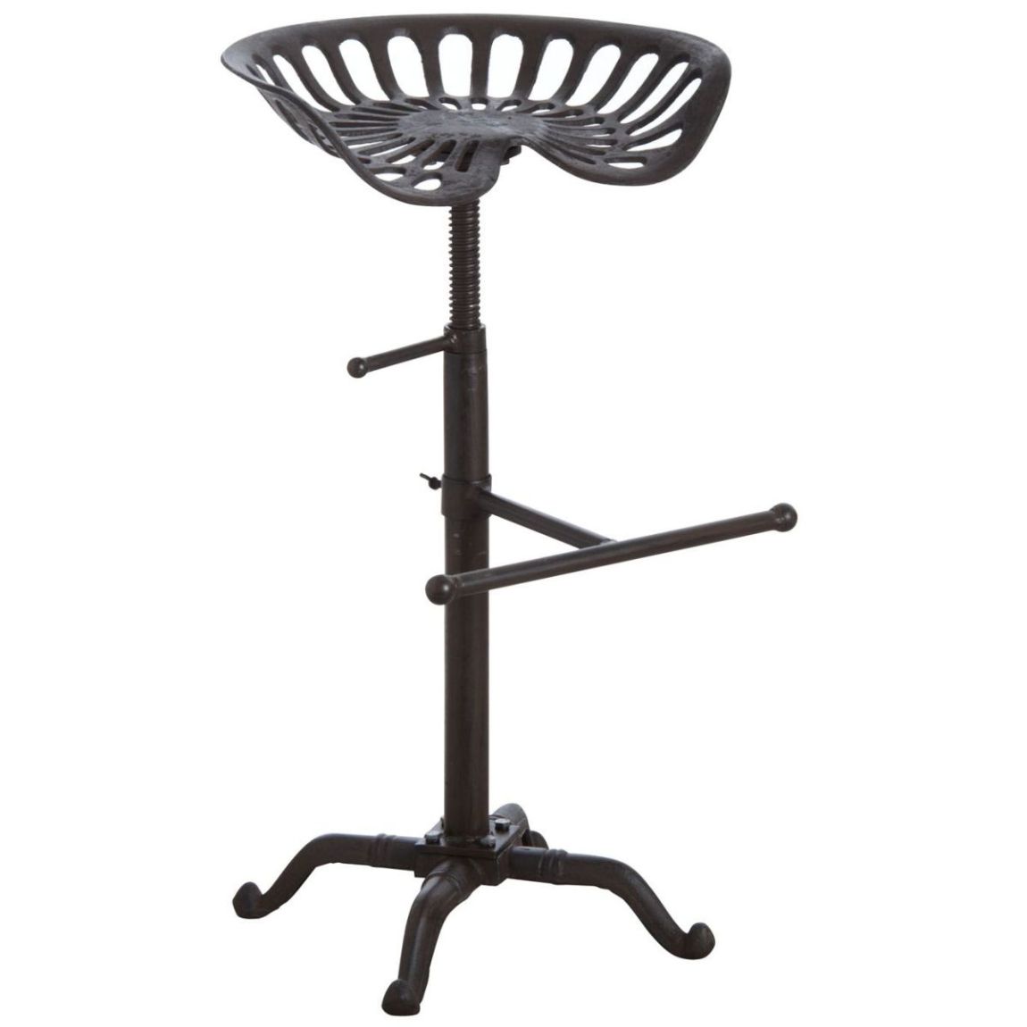 Tabouret haut en fonte main product photo