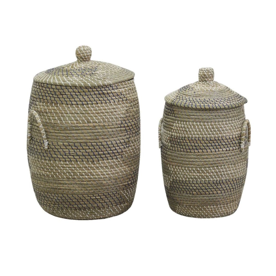 Paniers à linge en jonc de mer main product photo