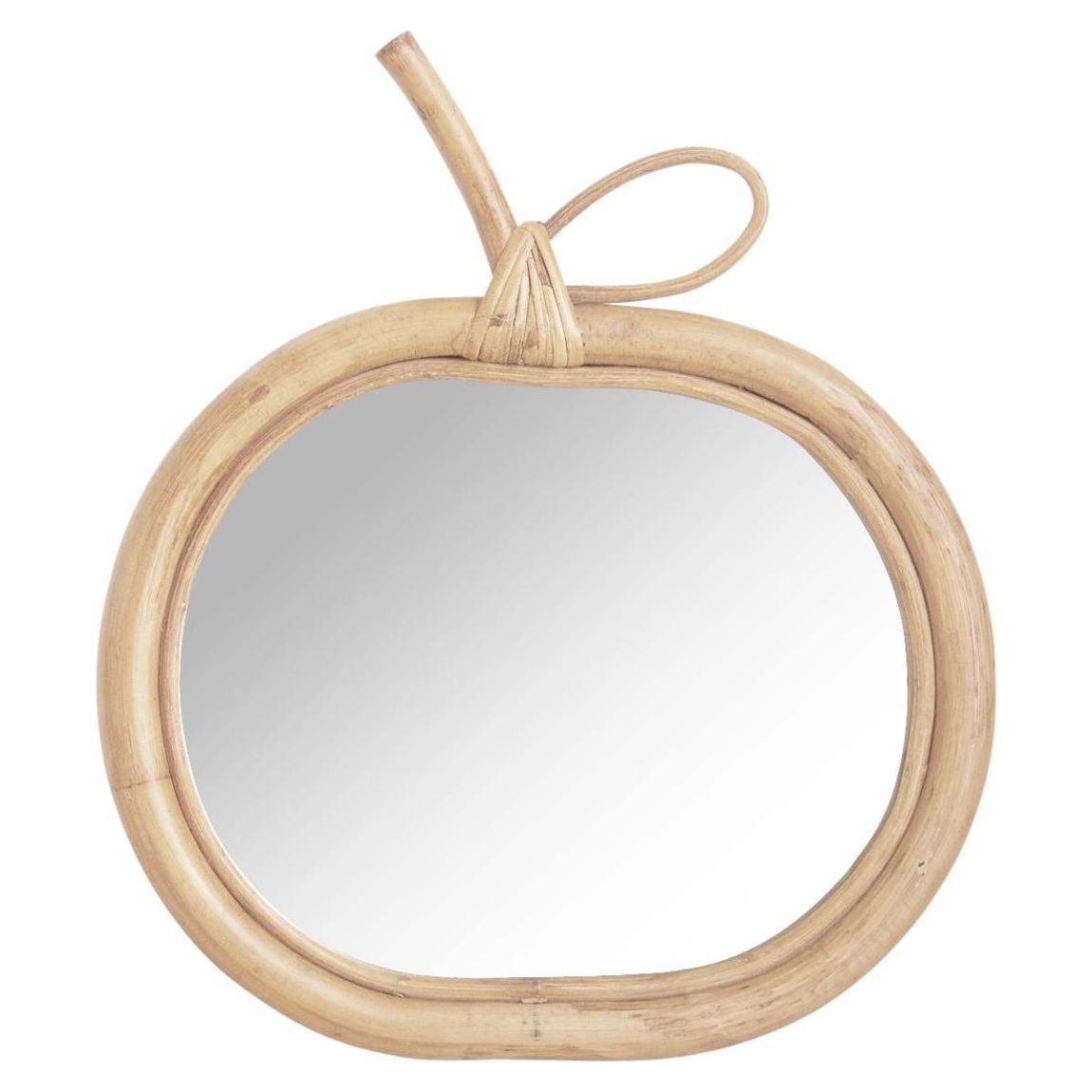 Miroir en rotin Pomme main product photo