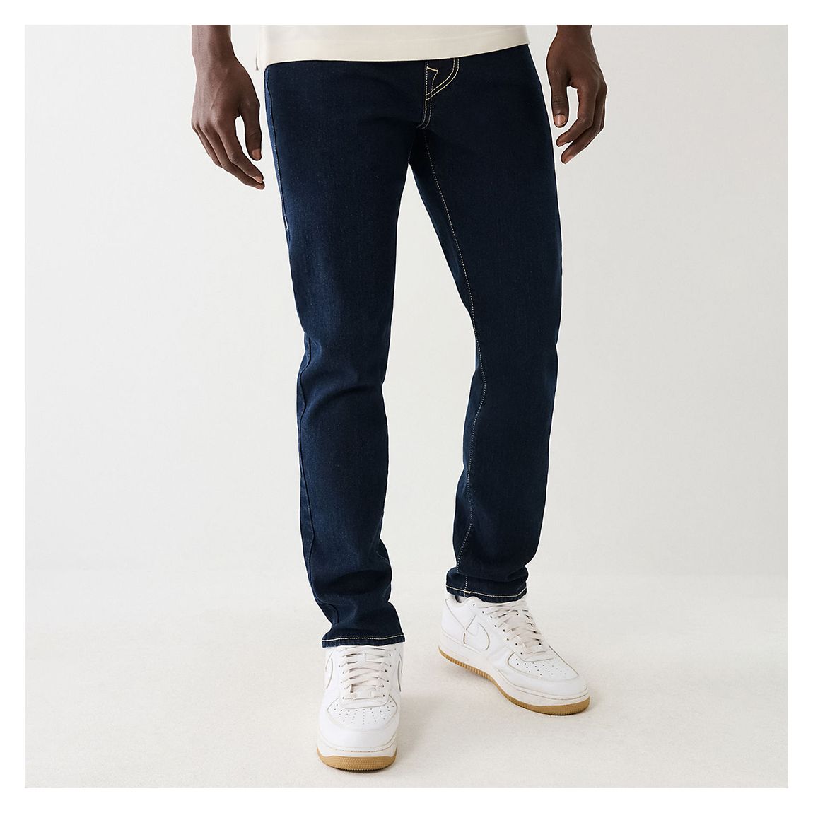 Jean stretch Geno Slim bleu foncé main product photo