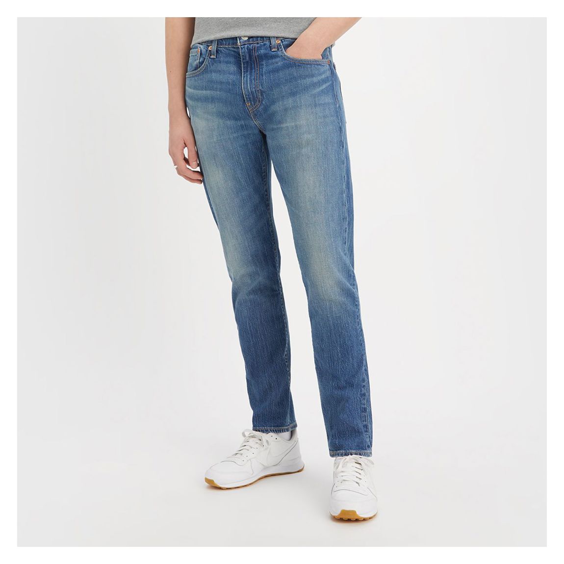 Blue 502&Trade; Tapered Straight Jeans main product photo