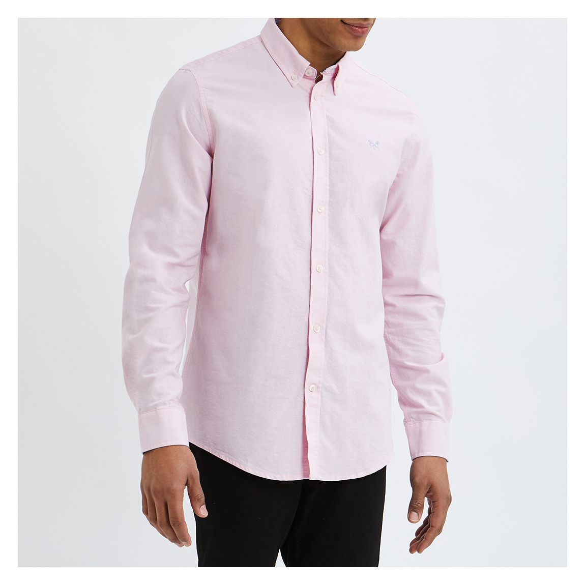 Chemise En Coton Oxford Rose main product photo