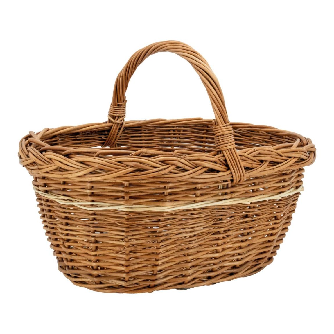 Panier à provisions en osier Lucette main product photo