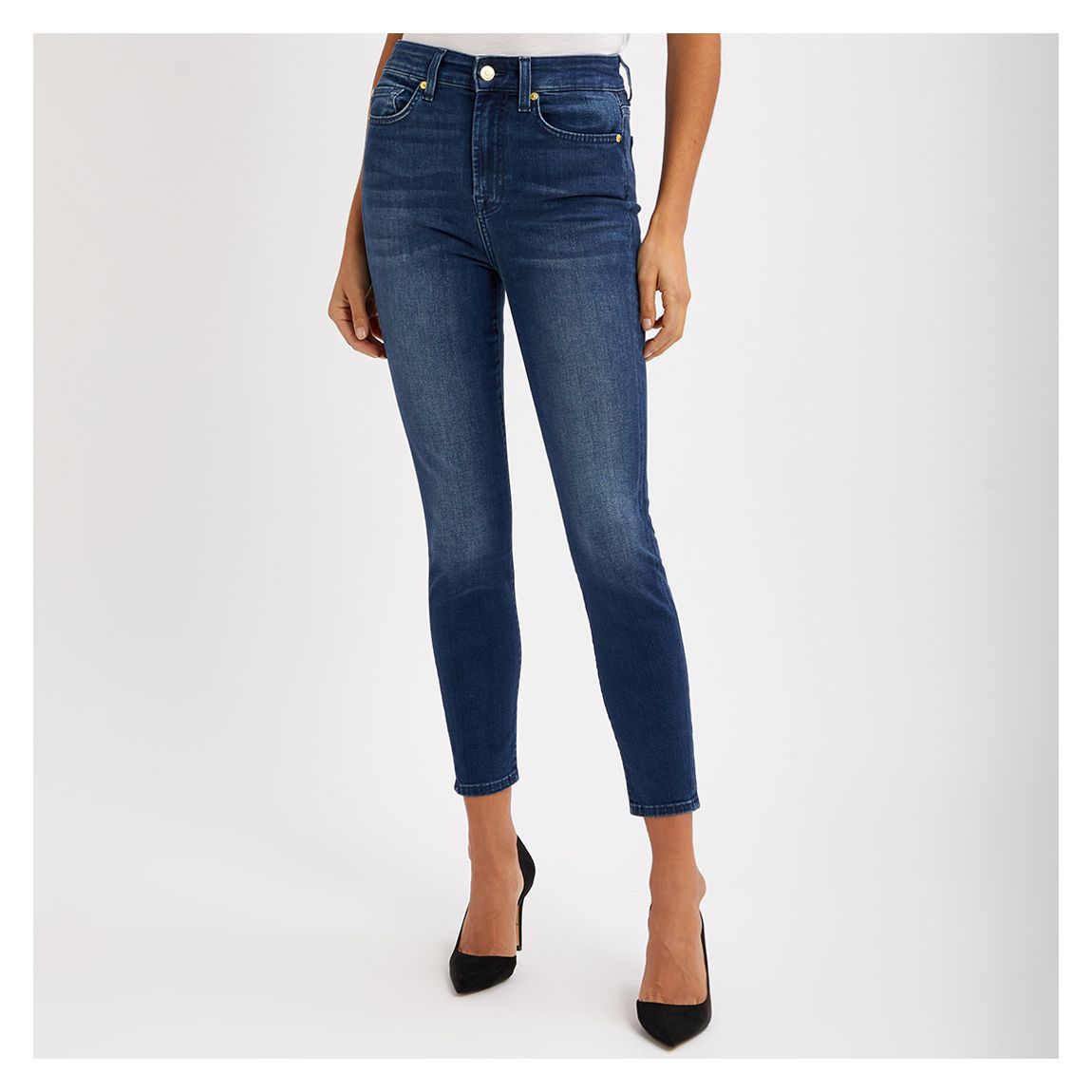Jean Slim Stretch Bleu Moyen Aubrey main product photo