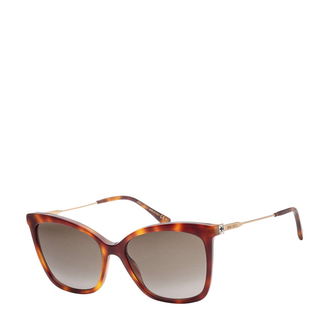 Lunettes De Soleil Jimmy Choo Rouges 55Mm Pour Femme main product photo