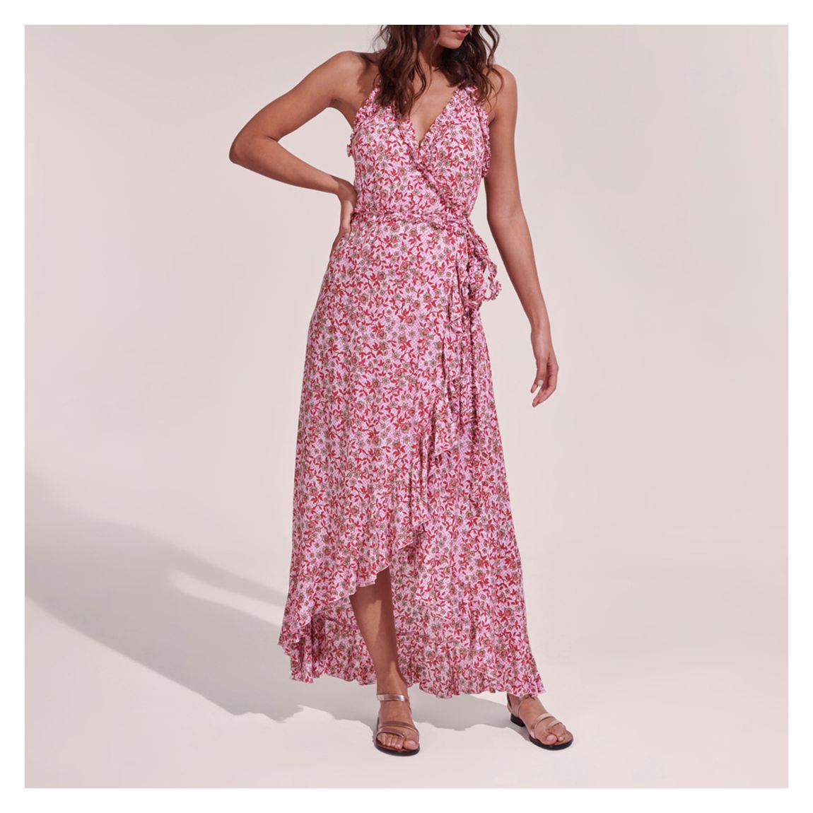 Robe Longue Rose Tamara main product photo