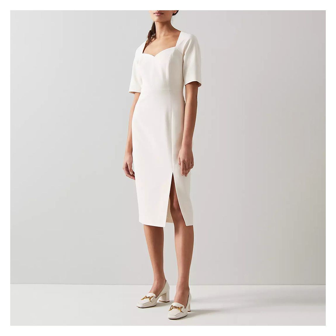 Robe midi Cream Lux main product photo