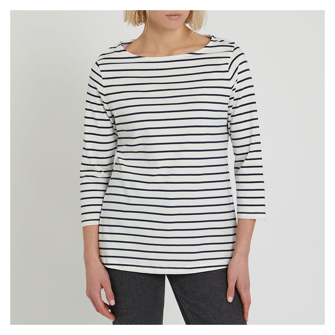 Blanc/Noir Cassie Breton Top main product photo