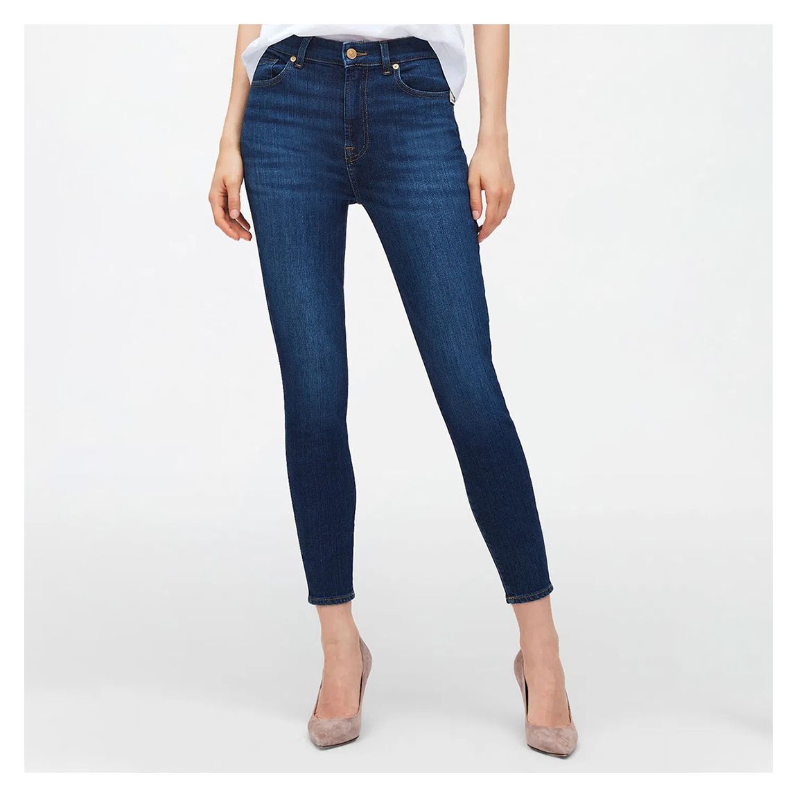 Jean slim stretch Aubrey bleu foncé main product photo