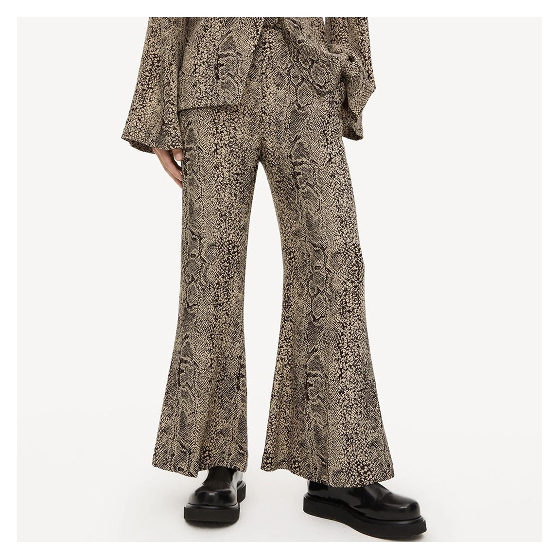 Pantalon effet serpent 2025