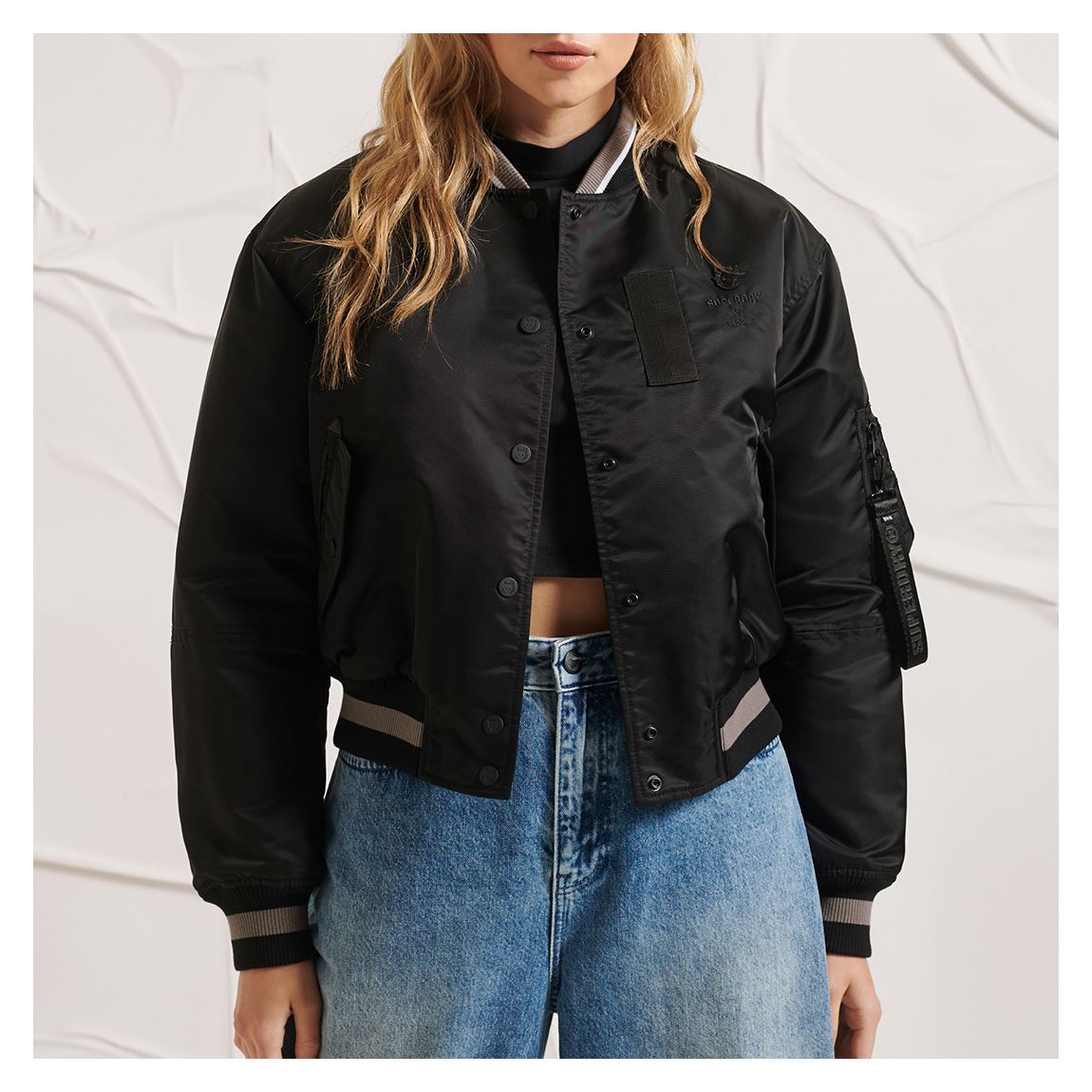 Blouson bombardier Yacht Club noir main product photo
