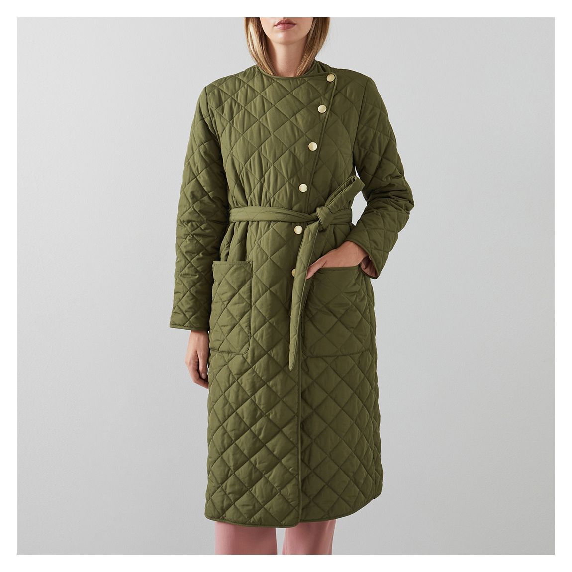 Manteau matelassé Litten kaki main product photo