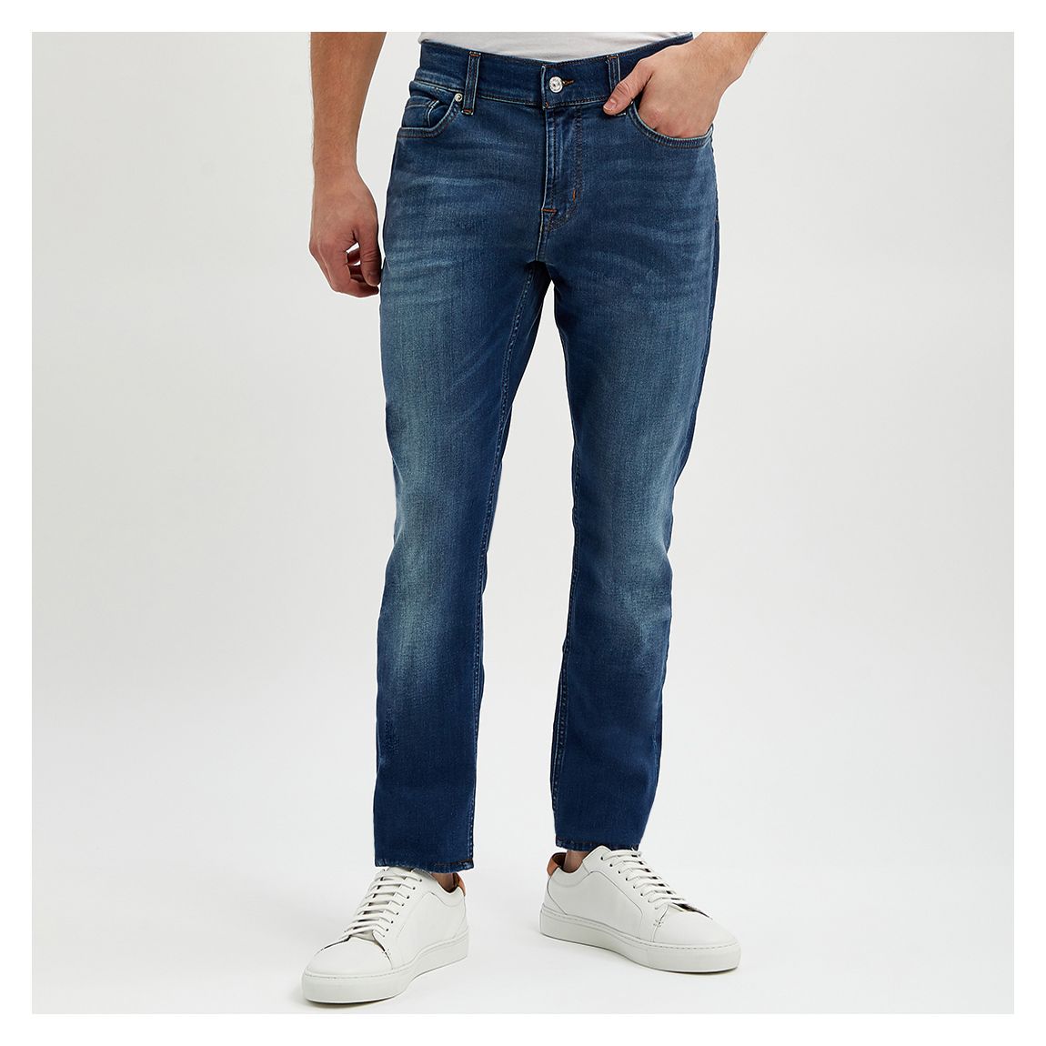 Jean Skinny Stretch Bleu Foncé Ronnie Comfort Luxe main product photo