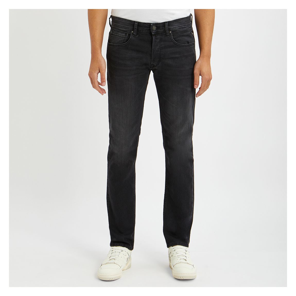 Wash Black Grover Straight Stretch Jeans main product photo