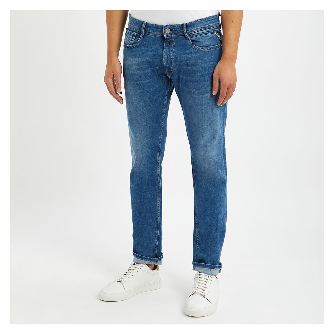 Blue Rocco Comfort Straight Stretch Jeans main product photo