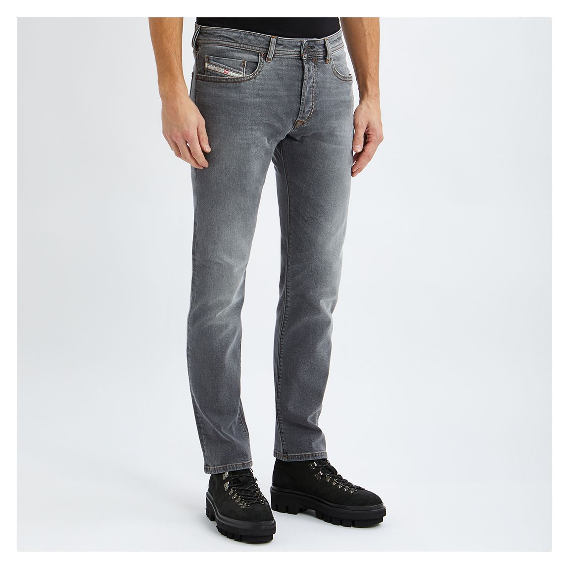 Jean stretch fuselé Buster-X gris main product photo