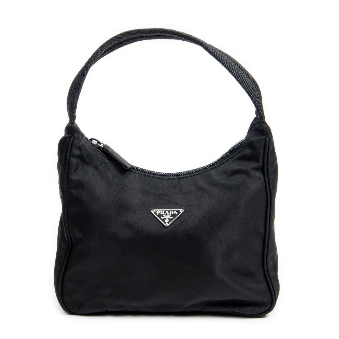 Prada Mini Hobo Pochette en Noir main product photo
